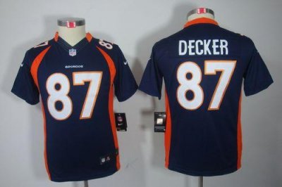 Jerseys Factory Cheap Nike Broncos #87 Eric Decker Blue Alternat