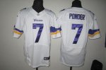 Jerseys Factory Cheap Nike Vikings #7 Christian Ponder White Men