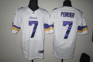 Jerseys Factory Cheap Nike Vikings #7 Christian Ponder White Men