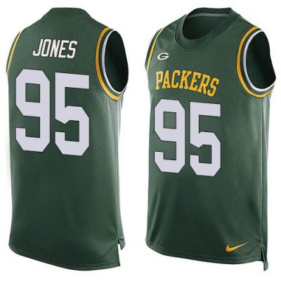Jerseys Factory Cheap Nike Packers #95 Datone Jones Green Team C