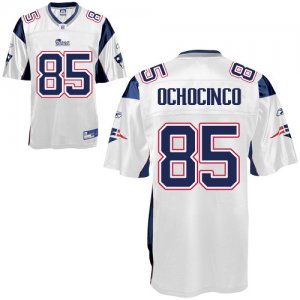 Jerseys Factory Cheap Patriots #85 Chad Ochocinco White Stitched