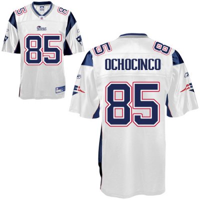 Jerseys Factory Cheap Patriots #85 Chad Ochocinco White Stitched