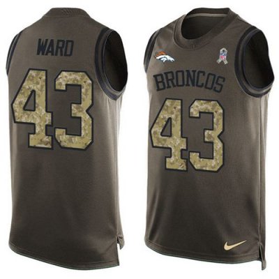 Jerseys Factory Cheap Nike Broncos #43 T.J. Ward Green Men's Sti