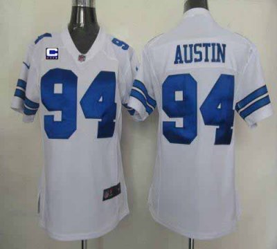 Jerseys Factory Cheap Nike Cowboys #94 DeMarcus Ware White With