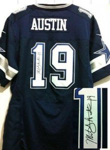 Jerseys Factory Cheap Nike Cowboys #19 Miles Austin Navy Blue Te