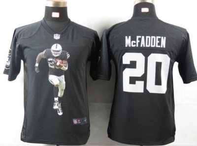 Jerseys Factory Cheap Nike Raiders #20 Darren McFadden Black Tea