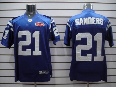 Jerseys Factory Cheap Colts #21 Bob Sanders Blue With Super Bowl