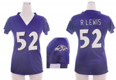 Jerseys Factory Cheap Nike Ravens #52 Ray Lewis Purple Team Colo