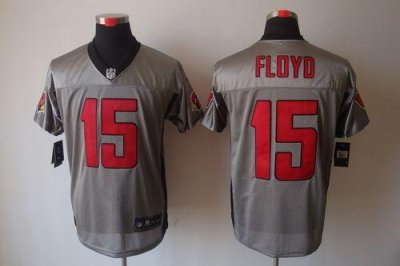 Jerseys Factory Cheap Nike Cardinals #15 Michael Floyd Grey Shad