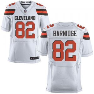 Jerseys Factory Cheap Nike Browns #82 Gary Barnidge White Men's