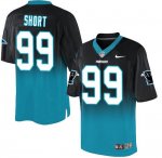 Jerseys Factory Cheap Nike Panthers #99 Kawann Short Black/Blue
