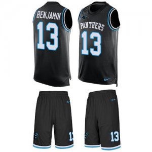 Jerseys Factory Cheap Nike Panthers #13 Kelvin Benjamin Black Te