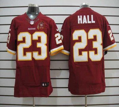 Jerseys Factory Cheap Nike Redskins #23 DeAngelo Hall Burgundy R