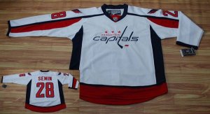 Jerseys Factory Cheap Capitals #28 Alexander Semin Embroidered W