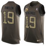 Jerseys Factory Cheap Nike Vikings #19 Adam Thielen Green Men's