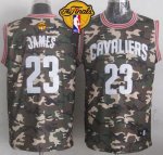 Jerseys Factory Cheap Cavaliers #23 LeBron James Camo Stealth Co