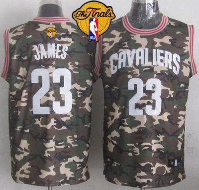 Jerseys Factory Cheap Cavaliers #23 LeBron James Camo Stealth Co