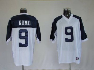 Jerseys Factory Cheap Cowboys #9 Tony Romo White Thanksgiving St