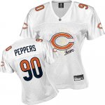 Jerseys Factory Cheap Bears #90 Julius Peppers White 2011 Women'