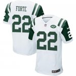 Jerseys Factory Cheap Nike Jets #22 Matt Forte White Men's Stitc