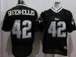 Jerseys Factory Cheap Patriots #42 Green-Ellis Black Shadow Stit