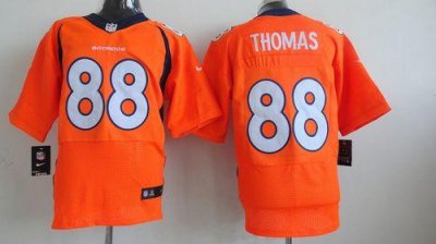 Jerseys Factory Cheap Nike Broncos #88 Demaryius Thomas Orange T