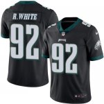 Jerseys Factory Cheap Nike Eagles #92 Reggie White Black Men's S