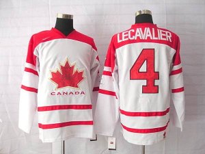 Jerseys Factory Cheap Team Canada 2010 Olympic #4 Vincent Lecava