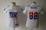 Jerseys Factory Cheap Giants #88 Hakeem Nicks White 2011 Women's