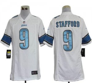 Jerseys Factory Cheap Nike Lions #9 Matthew Stafford White Men's