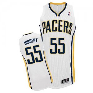 Jerseys Factory Cheap Pacers #55 Roy Hibbert White Home Stitched