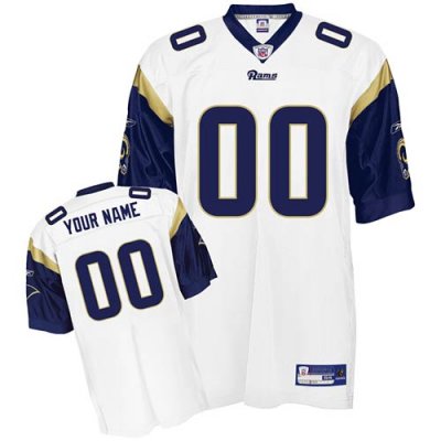 Jerseys Factory Cheap Rams Personalized Authentic White NFL Jers