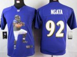 Jerseys Factory Cheap Nike Ravens #92 Haloti Ngata Purple Team C