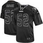 Jerseys Factory Cheap Nike Raiders #52 Khalil Mack Lights Out Bl
