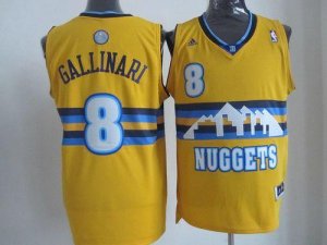 Jerseys Factory Cheap Nuggets #8 Danilo Gallinari Yellow Alterna