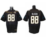 Jerseys Factory Cheap Nike Panthers #88 Greg Olsen Black 2016 Pr