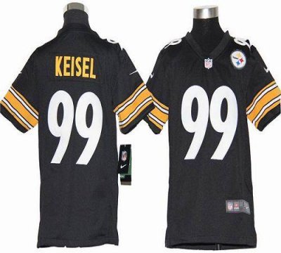 Jerseys Factory Cheap Nike Steelers #99 Brett Keisel Black Team
