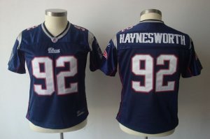 Jerseys Factory Cheap Patriots #92 Albert Haynesworth Blue Women
