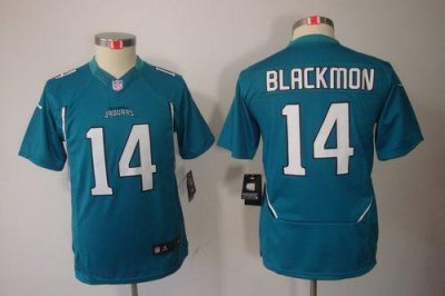 Jerseys Factory Cheap Nike Jaguars #14 Justin Blackmon Teal Gree