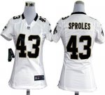 Jerseys Factory Cheap Nike Saints #43 Darren Sproles White Women