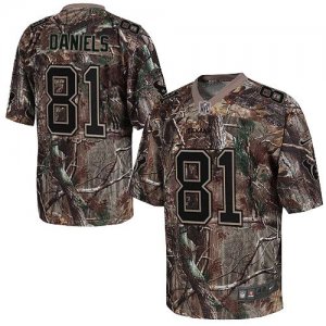 Jerseys Factory Cheap Nike Texans #81 Owen Daniels Camo Men's Em