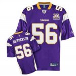 Jerseys Factory Cheap Vikings #56 E.J. Henderson Purple Team 50T