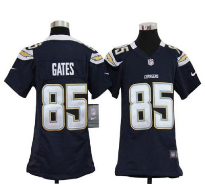 Jerseys Factory Cheap Nike Chargers #85 Antonio Gates Navy Blue
