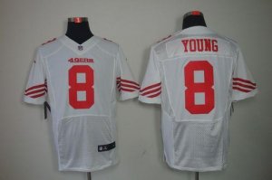 Jerseys Factory Cheap Nike 49ers #8 Steve Young White Men's Stit
