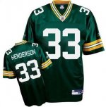 Jerseys Factory Cheap Packers #33 William Henderson Green Stitch