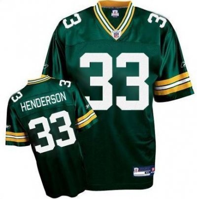 Jerseys Factory Cheap Packers #33 William Henderson Green Stitch