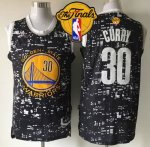 Jerseys Factory Cheap Warriors #30 Stephen Curry Black City Ligh