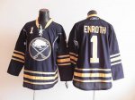 Jerseys Factory Cheap Sabres #1 Jhonas Enroth Navy Blue Home Emb