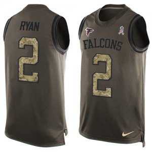 Jerseys Factory Cheap Nike Falcons #2 Matt Ryan Green Men's Stit