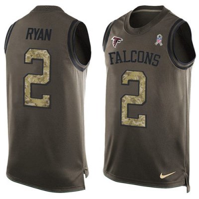 Jerseys Factory Cheap Nike Falcons #2 Matt Ryan Green Men's Stit